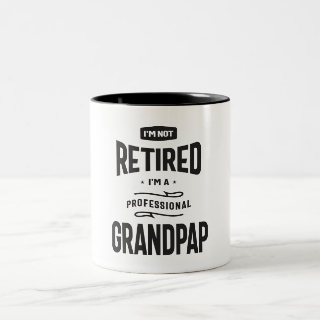 Ich bin nicht müde, ich bin eine Berufliche Großmu Zweifarbige Tasse (Mittel)