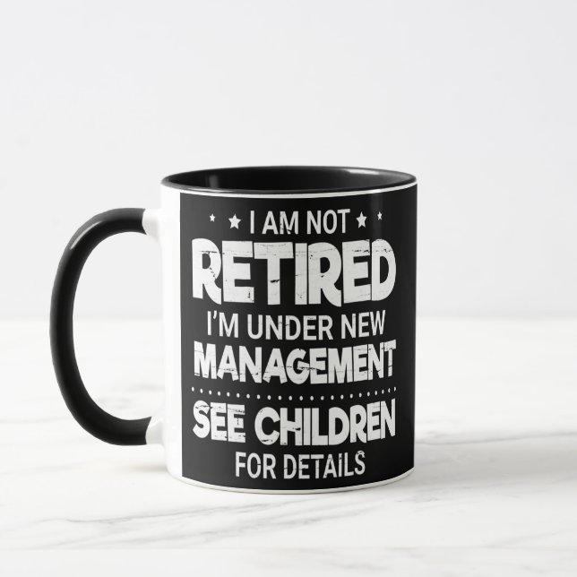 Ich bin nicht müde, ich bin unter neuem Management Tasse (Links)