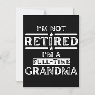 Ich bin nicht müde, ich bin Vollzeit-Oma Save The Date