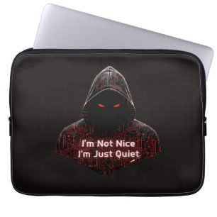 Ich bin nicht nett laptopschutzhülle