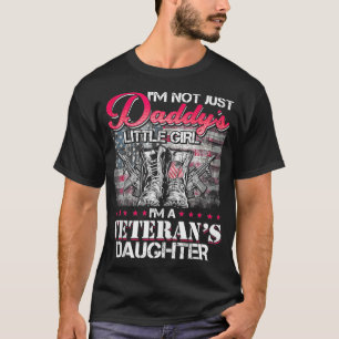 Ich bin nicht nur Daddys Little Girl Im Veterans D T-Shirt