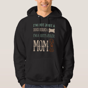 Ich bin nicht nur ein Hundemensch, ich bin Rottwei Hoodie