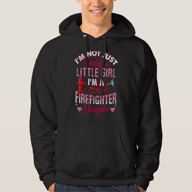 Ich bin nicht nur Papys kleines Mädchen, ich bin F Hoodie (Vorderseite)
