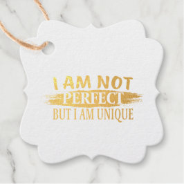 Ich bin nicht perfekt, aber einzigartig geschenkanhänger