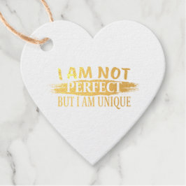 Ich bin nicht perfekt, aber einzigartig geschenkanhänger