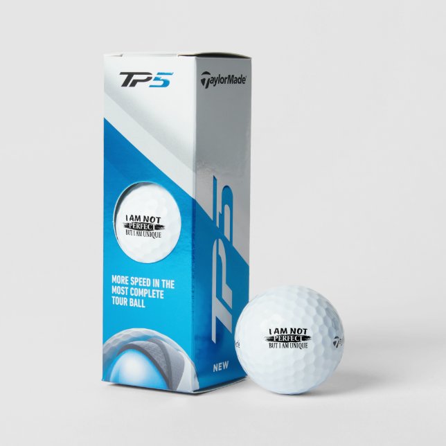 Ich bin nicht perfekt, aber einzigartig golfball (Äußeres Gebäude)