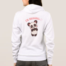 Ich bin nicht perfekt Panda Niedliche Ästhetik Hoodie