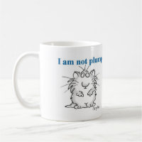 Ich bin nicht plump, ich bin flauschige Coffee Tas