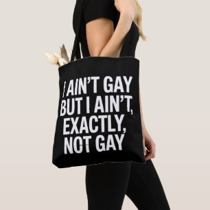 Ich bin nicht schwul, aber ich bin auch nicht gena tasche