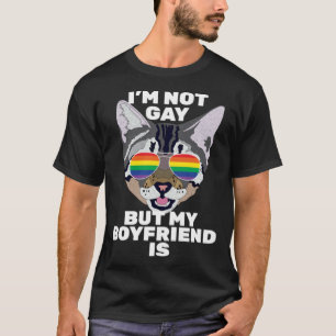Ich bin nicht schwul, aber mein Freund ist Katzen T-Shirt