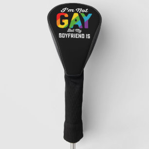 Ich bin nicht schwul, aber mein Freund ist lustig  Golf Headcover