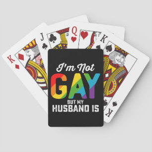 Ich bin nicht schwul, aber mein Mann ist ein lusti Spielkarten