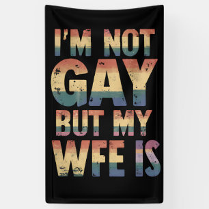 Ich bin nicht schwul, aber meine Ehefrau ist LGBT- Banner