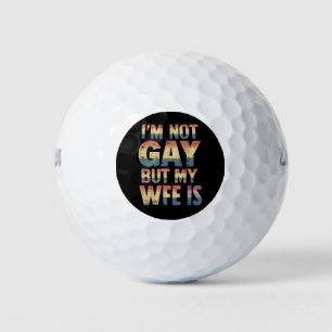 Ich bin nicht schwul, aber meine Ehefrau ist LGBT- Golfball
