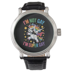 Ich bin nicht schwul, ich bin super schwules Einho Armbanduhr