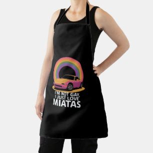 Ich bin nicht schwul, ich liebe einfach Miatas LGB Schürze