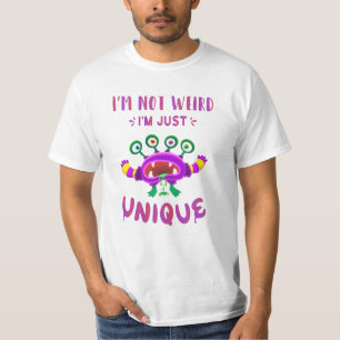 Ich bin nicht seltsam, dass ich einfach einzigarti T-Shirt