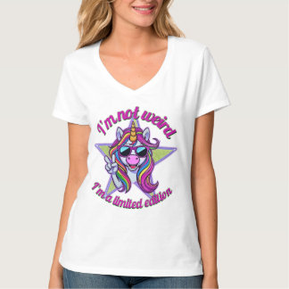 Ich bin nicht seltsam, ich bin ein limitiertes Uni T-Shirt