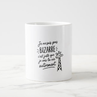 Ich bin nicht seltsam Jumbo-Tasse