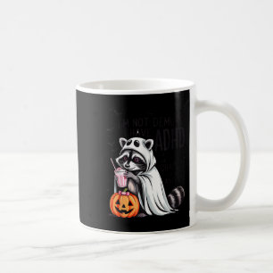 Ich bin nicht sicher, dass ich Ghost Funny Raccoon Kaffeetasse