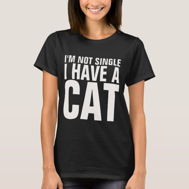 Ich bin nicht Single-lustiges Shirt (Vorderseite)