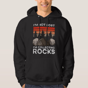 Ich bin nicht verloren, ich sammele Steine Rockhou Hoodie
