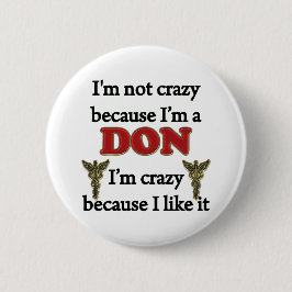 Ich bin nicht verrückt button