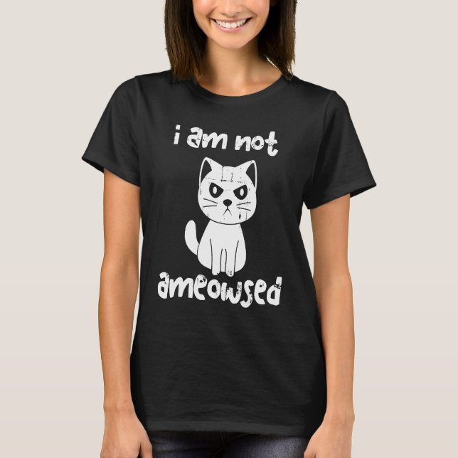 Ich bin nicht von Niedlichen Kätzchen und Katzen T-Shirt (Vorderseite)