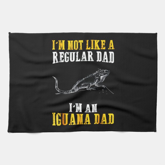 Ich bin nicht wie ein normaler Vater Geschirrtuch (Horizontal)