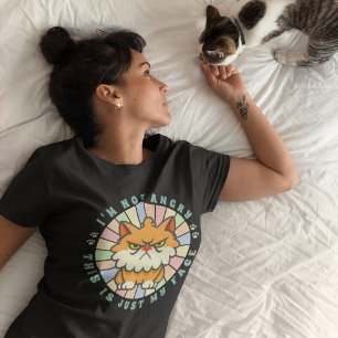 Ich bin nicht wütend, das ist nur mein Gesicht   F T-Shirt