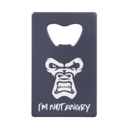 Ich bin nicht wütend, der Affe Geldbeutel Flaschenöffner