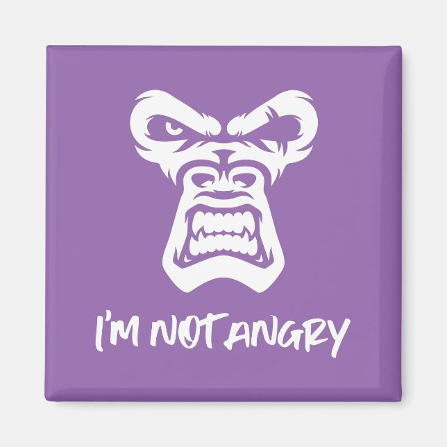 Ich bin nicht wütend, der Affe Magnet (Vorne)