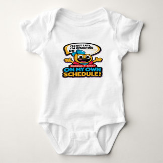 Ich bin nicht zu spät, ich arbeite nach meinem eig baby strampler