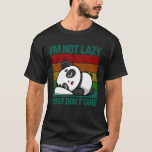 Ich bin nicht zufällig, dass mir Panda-Bären-Tier  T-Shirt