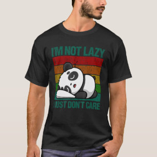 Ich bin nicht zufällig, dass mir Panda-Bären-Tier  T-Shirt