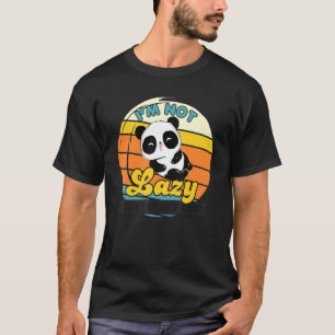 Ich bin nicht zufällig, dass mir Panda-Bären-Tier  T-Shirt