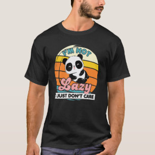 Ich bin nicht zufällig, dass mir Panda-Bären-Tier  T-Shirt