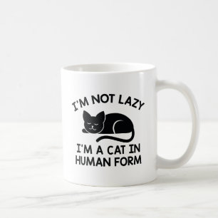 Ich bin nicht zufällig eine Katze in menschlicher  Kaffeetasse