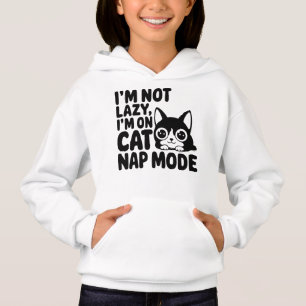 Ich bin nicht zufällig, ich bin im Cat-Nickerchen- Hoodie