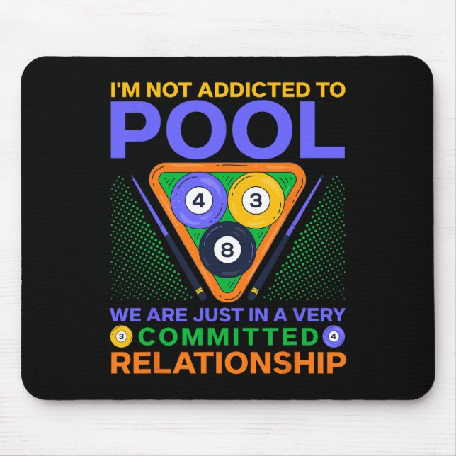 Ich bin nicht zum Pool vorgesehen Mousepad (Vorne)