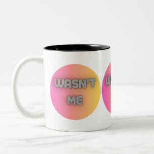 Ich bin nicht zweifarbige tasse