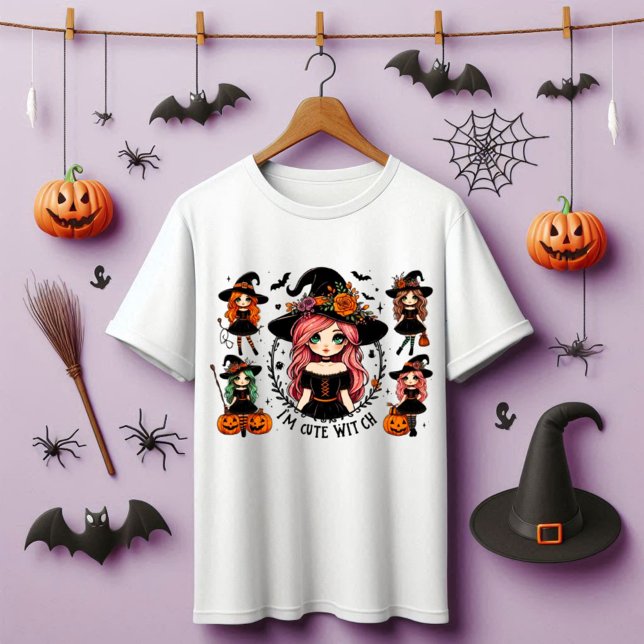 Ich bin Niedlich Hexenmeister. T - Shirt (I'm Cute Witch T-shirt )