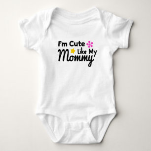 Ich bin Niedlich wie mein Baby-Bodysuit Baby Strampler