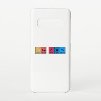 Ich bin Niedliche Periodic-Tabelle Samsung Galaxy S10 Hülle