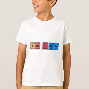 Ich bin Niedliche Periodic-Tabelle T-Shirt