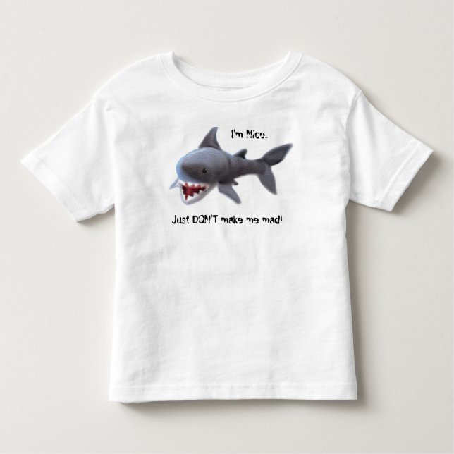 Ich bin Nizza. , Gerade machen Sie mich NICHT Kleinkind T-shirt (Vorderseite)