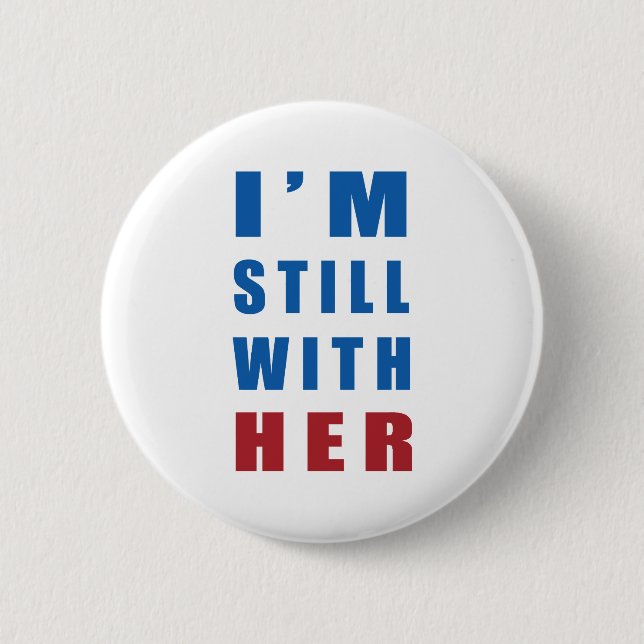 "Ich bin noch mit ihr " Button (Vorderseite)