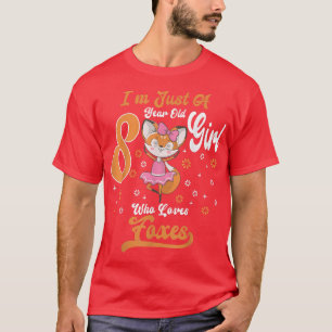 Ich bin nur ein 8-jähriges Mädchen, das Lieben zum T-Shirt