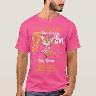 Ich bin nur ein 9-jähriges Mädchen, das Lieben Füc T-Shirt