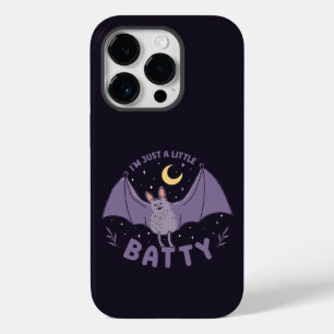 Ich bin nur ein bisschen Batty Funny Halloween Bat Case-Mate iPhone 14 Pro Hülle